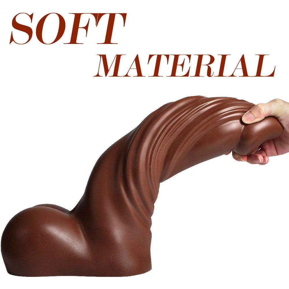 13.3 Inch Monster-Sized Thick and Bendable realistic Dildo