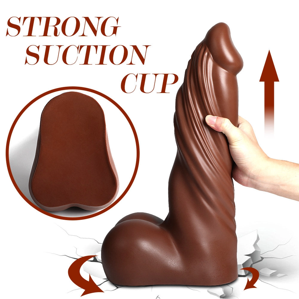 13.3 Inch Monster-Sized Thick and Bendable realistic Dildo