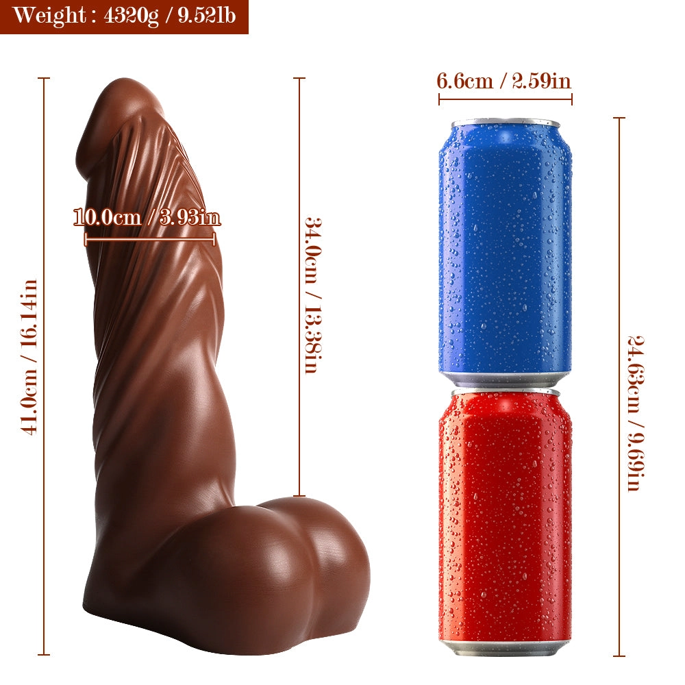 13.3 Inch Monster-Sized Thick and Bendable realistic Dildo