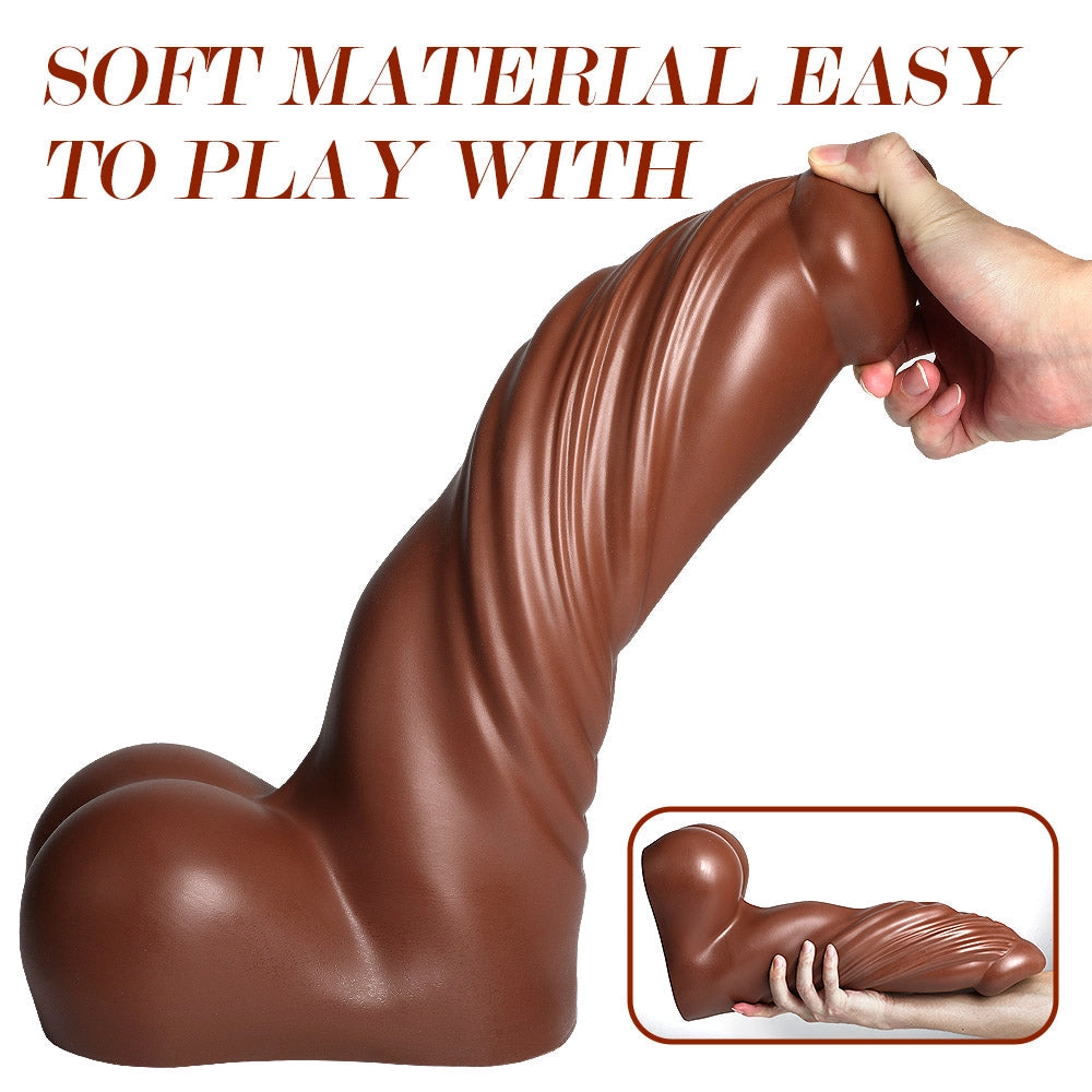 13.3 Inch Monster-Sized Thick and Bendable realistic Dildo