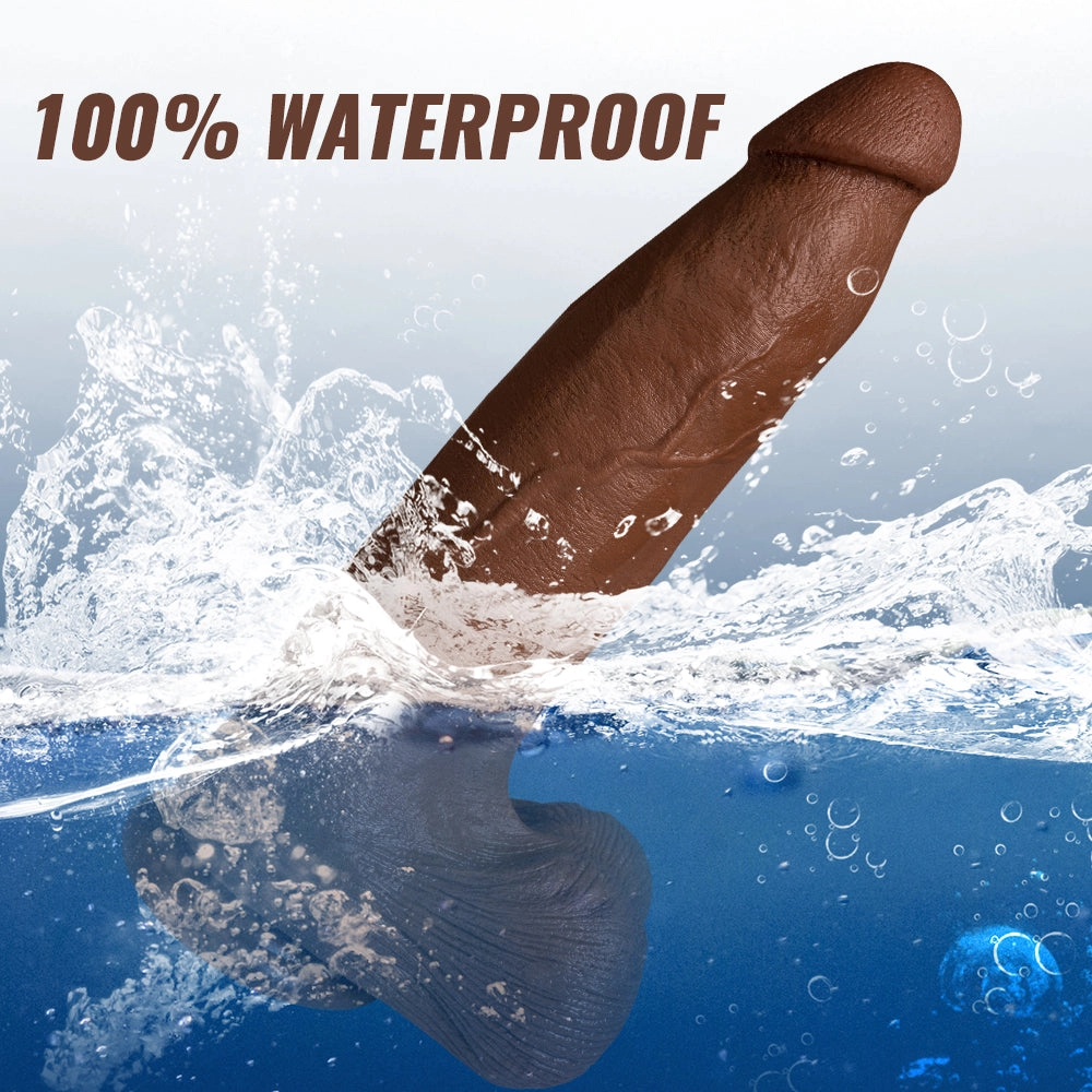 13.4 Inch Realistic Brown Giant Dildo