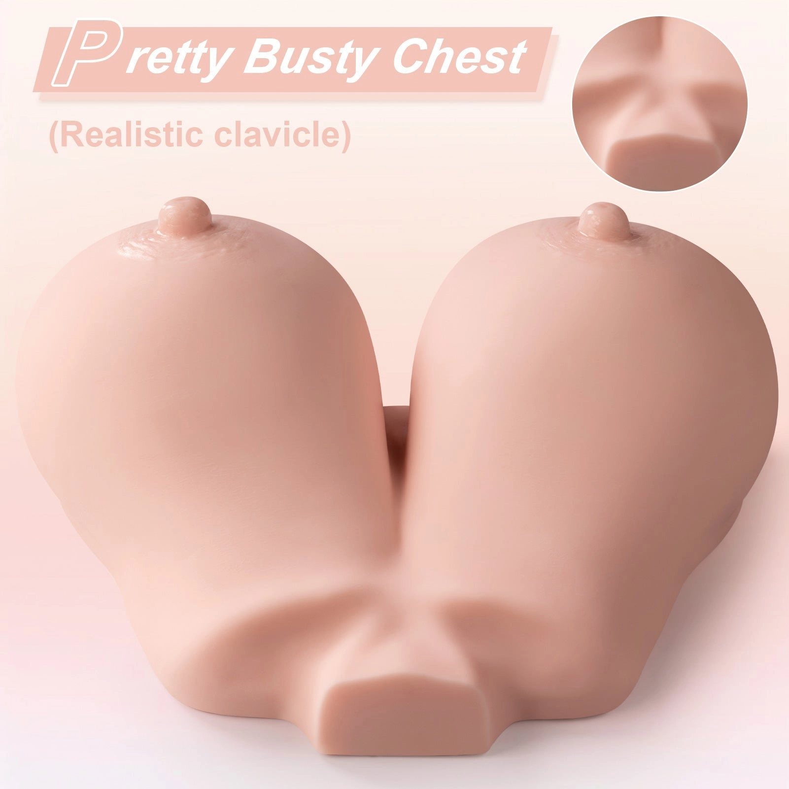 19.1LB Ultra-Realistic Bouncy Breast Torso