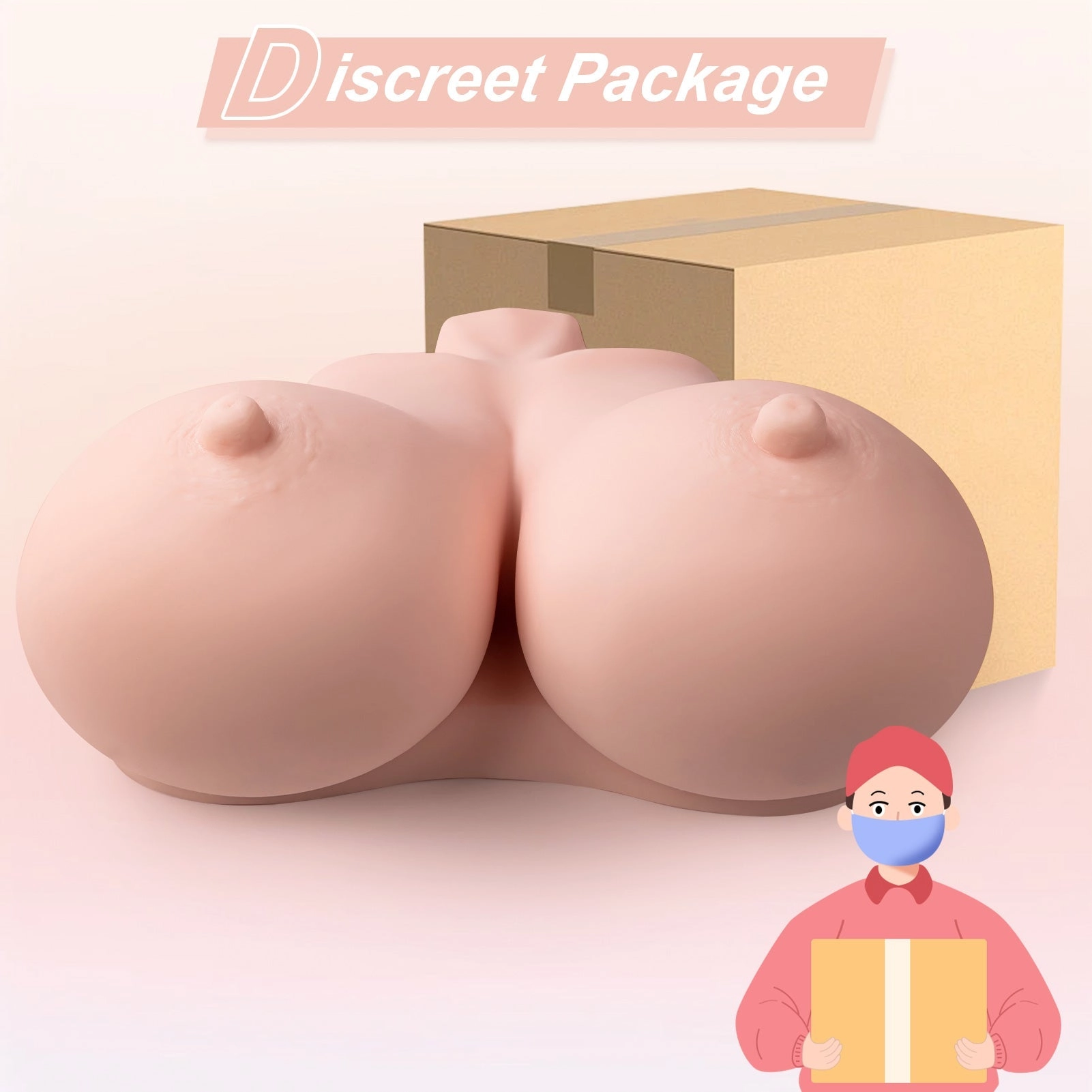 19.1LB Ultra-Realistic Bouncy Breast Torso