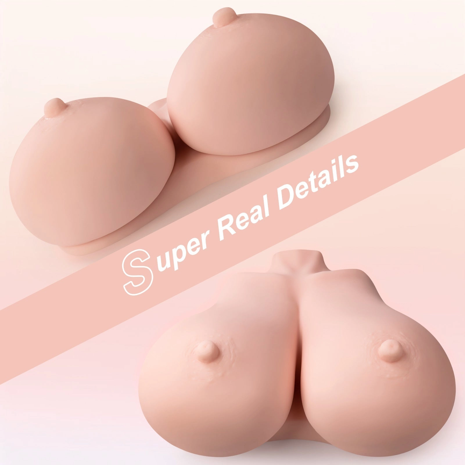 19.1LB Ultra-Realistic Bouncy Breast Torso