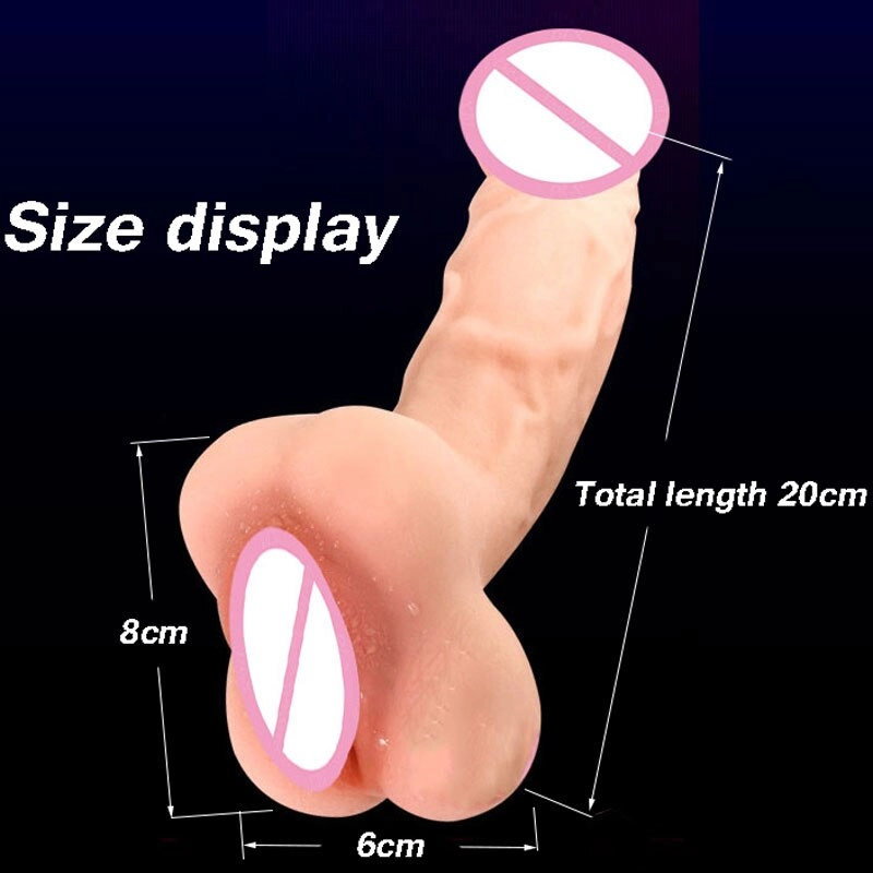2 in 1 Dildo Pocket Pussy Combo Pocket Pussy Dildo