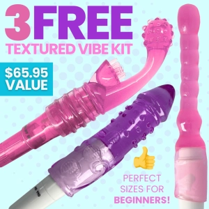 3 FREE | Textured Vibe Kit - Perfect Sizes for Beginners!