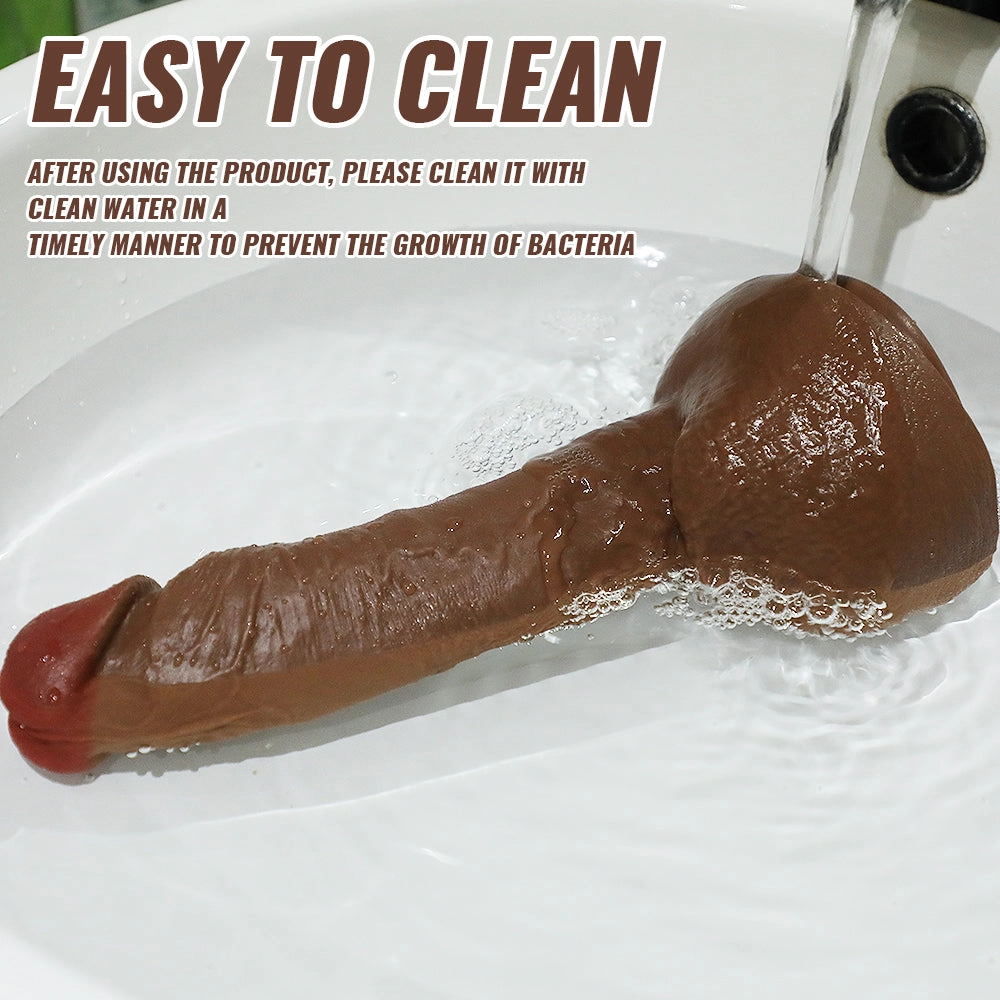 9.7 Inch Realistic Dildo with Suction Base for Secure Play