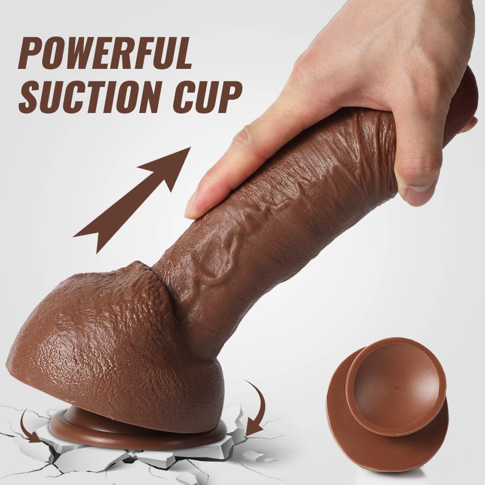 9.7 Inch Realistic Dildo with Suction Base for Secure Play