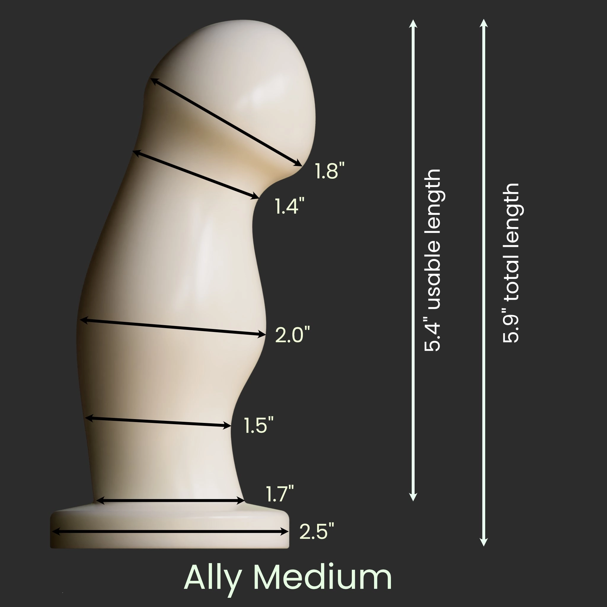 Ally Medium - Single Density - Midnight - Soft - Ready to Ship