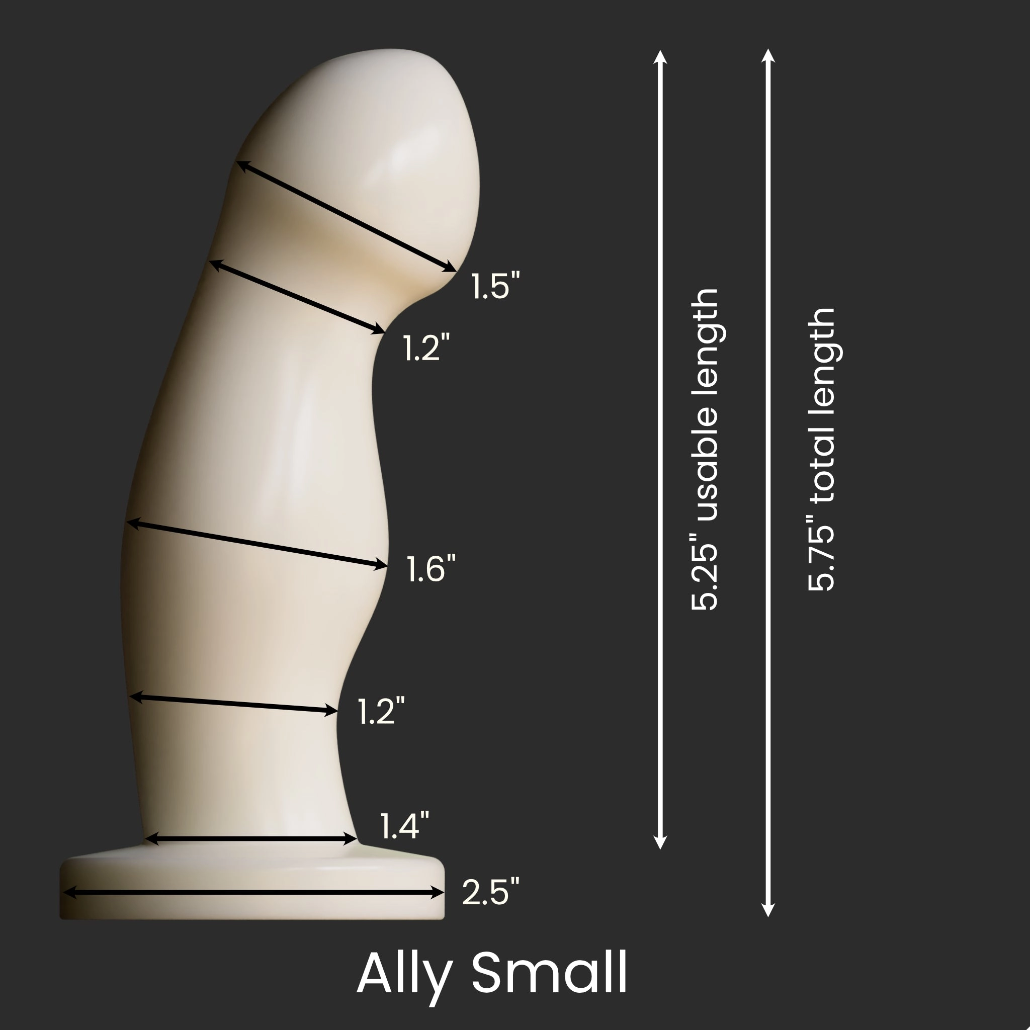 Ally Small - Single Density - Silver Gold Sparkle Drip Coloration - Soft - Ready to Ship