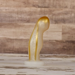 Ally Small - Single Density - Silver Gold Sparkle Drip Coloration - Soft - Ready to Ship