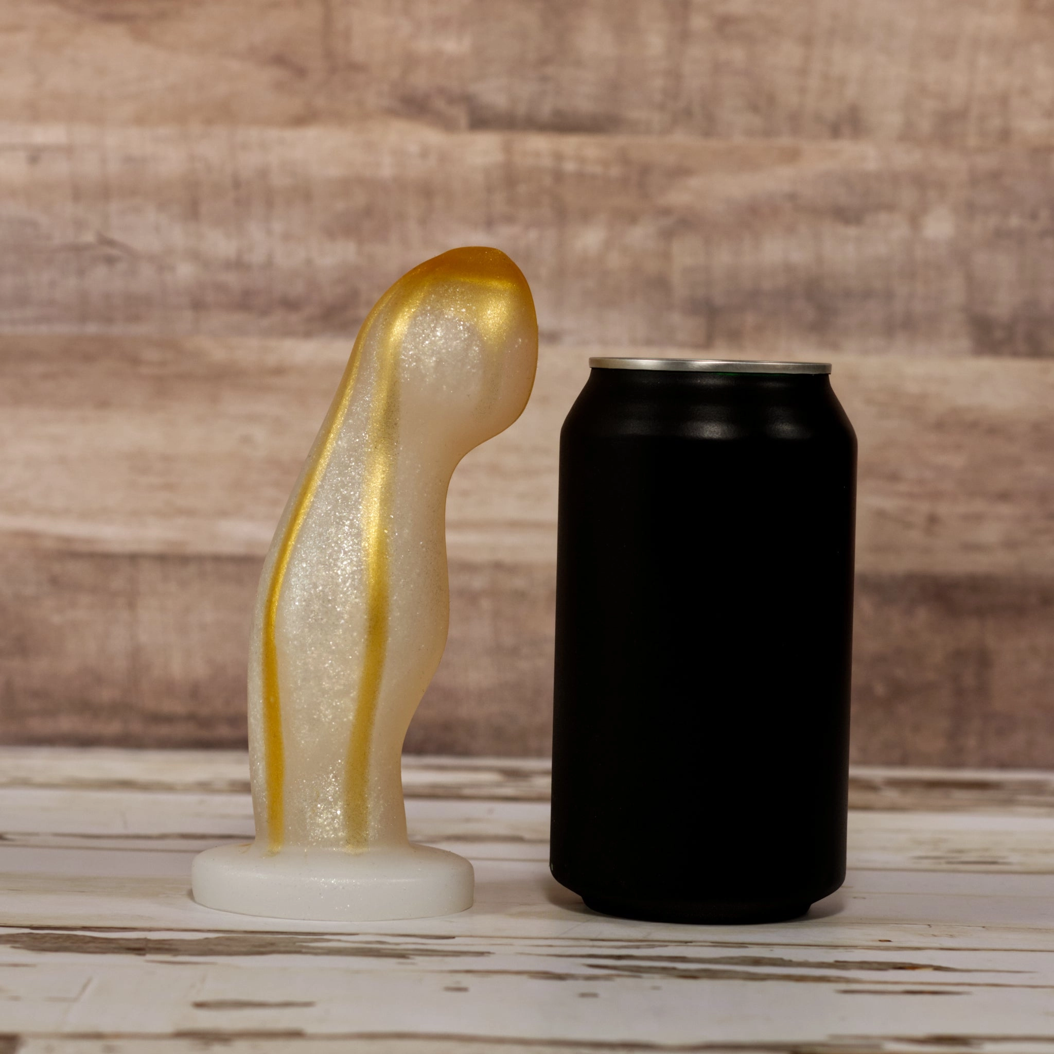 Ally Small - Single Density - Silver Gold Sparkle Drip Coloration - Soft - Ready to Ship