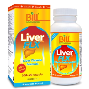 BILL Natural Sources® LiverFLX™ 120 Capsules