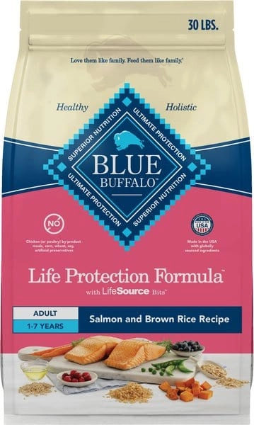 Blue Buffalo Adult Life Protection Salmon & Brown Rice Recipe Dry Dog Food