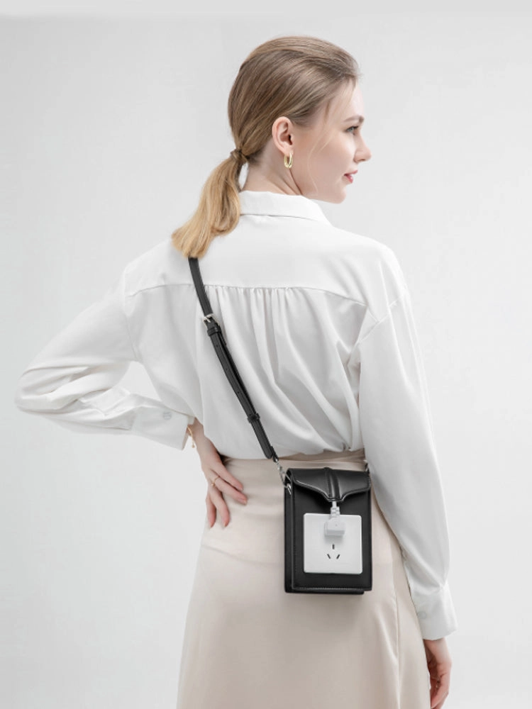 Creative Socket Shaped PU Mini Clutch Purse Crossbody Bag