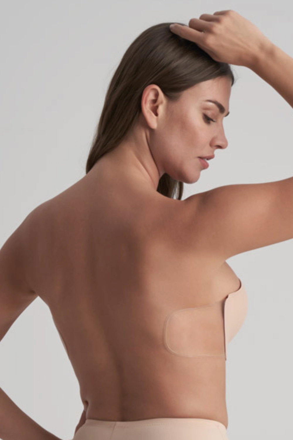Diva Backless Adhesive Bra in Beige