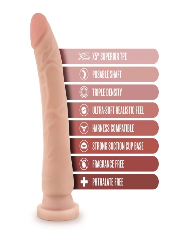 Dr. Skin Poseable Shaft 9 Dildo