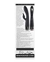 Evolved Heat Up & Chill G-spot Rabbit In Black