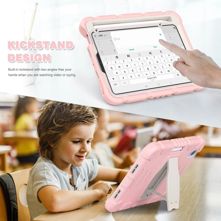 For iPad Mini 3-Layer Protection Screen Frame   PC   Silicone Shockproof Combination Tablet Case