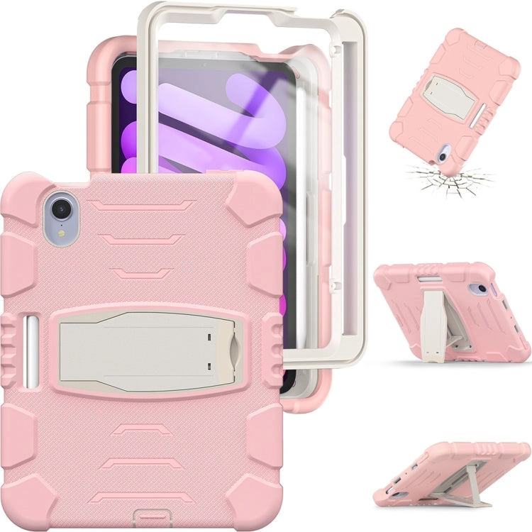 For iPad Mini 3-Layer Protection Screen Frame   PC   Silicone Shockproof Combination Tablet Case