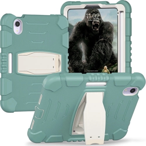 For iPad Mini 3-Layer Protection Screen Frame   PC   Silicone Shockproof Combination Tablet Case