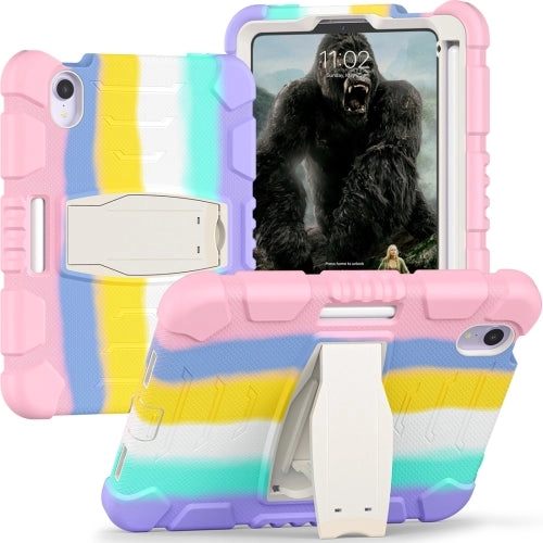 For iPad Mini 3-Layer Protection Screen Frame   PC   Silicone Shockproof Combination Tablet Case