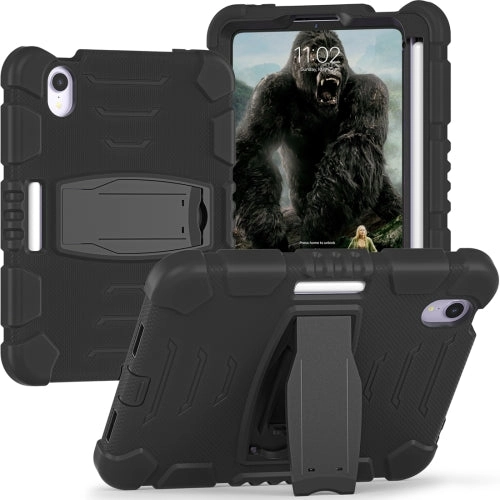 For iPad Mini 3-Layer Protection Screen Frame   PC   Silicone Shockproof Combination Tablet Case