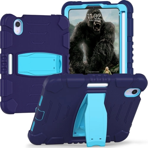 For iPad Mini 3-Layer Protection Screen Frame   PC   Silicone Shockproof Combination Tablet Case