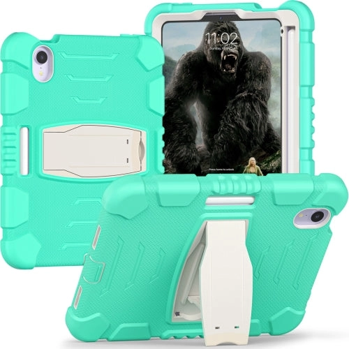 For iPad Mini 3-Layer Protection Screen Frame   PC   Silicone Shockproof Combination Tablet Case