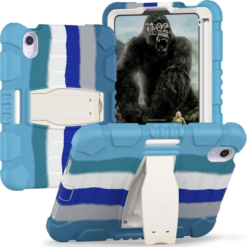 For iPad Mini 3-Layer Protection Screen Frame   PC   Silicone Shockproof Combination Tablet Case