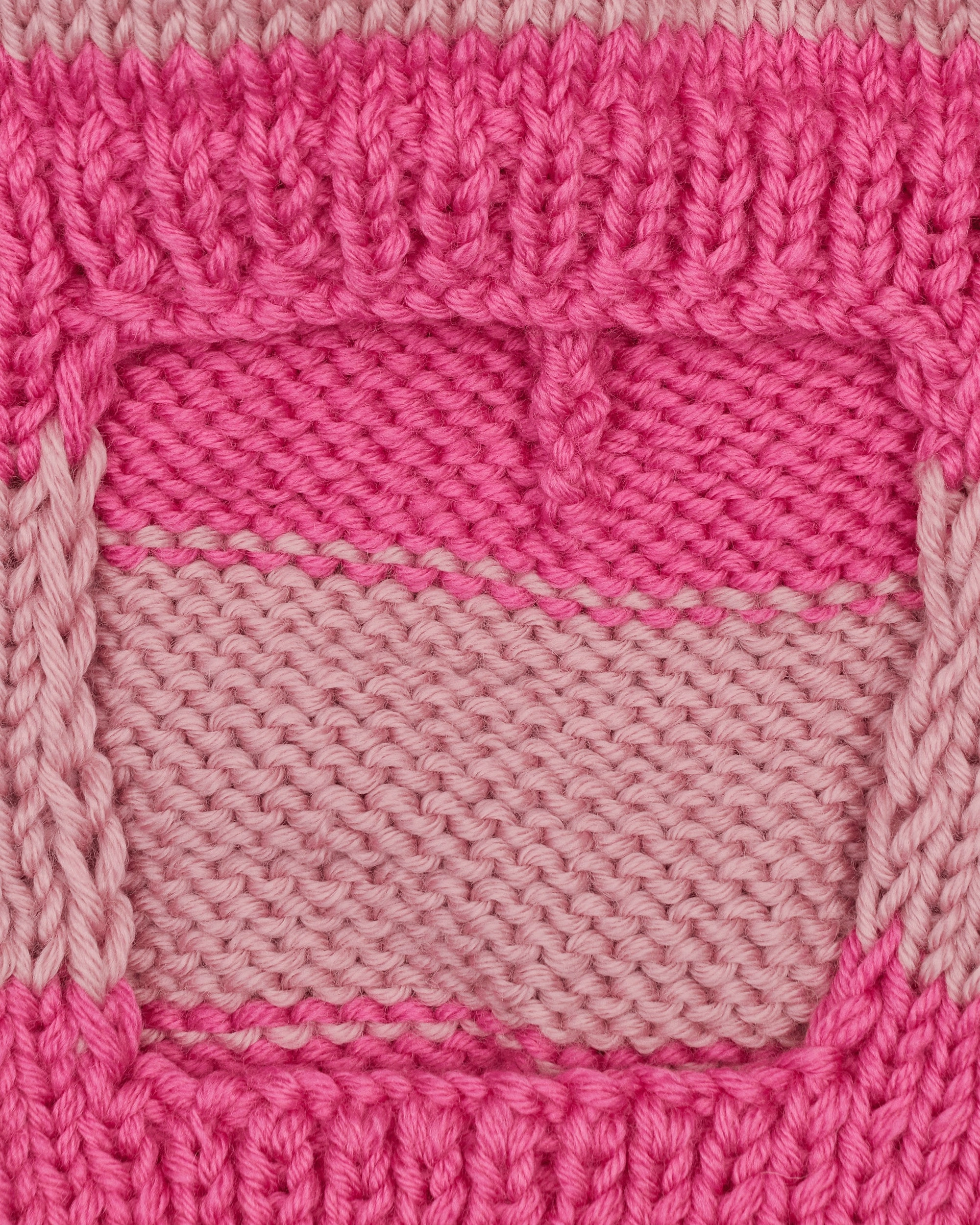 Hand Knit Pig Balaclava Pink