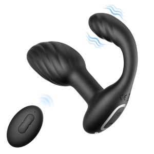 Harper - Vibrating & Rotating Butt Plug with Remote Control