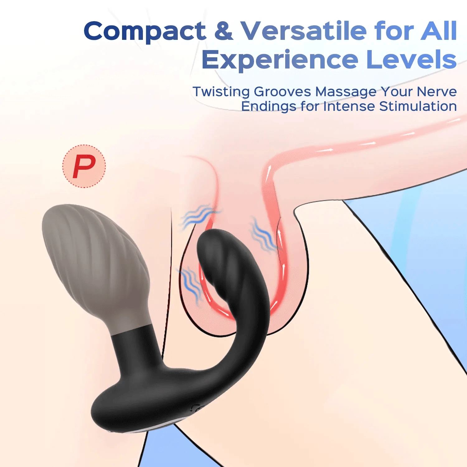 Harper - Vibrating & Rotating Butt Plug with Remote Control