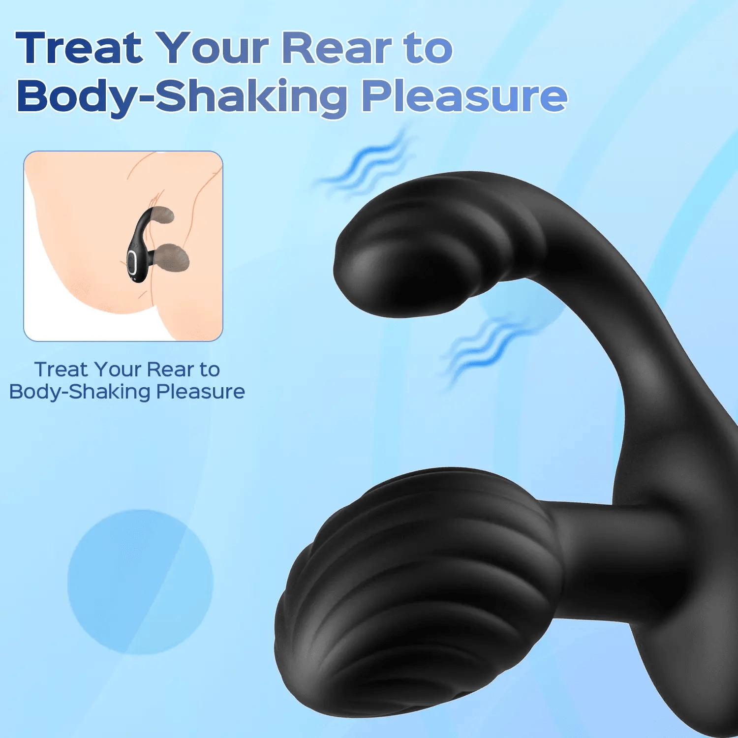Harper - Vibrating & Rotating Butt Plug with Remote Control