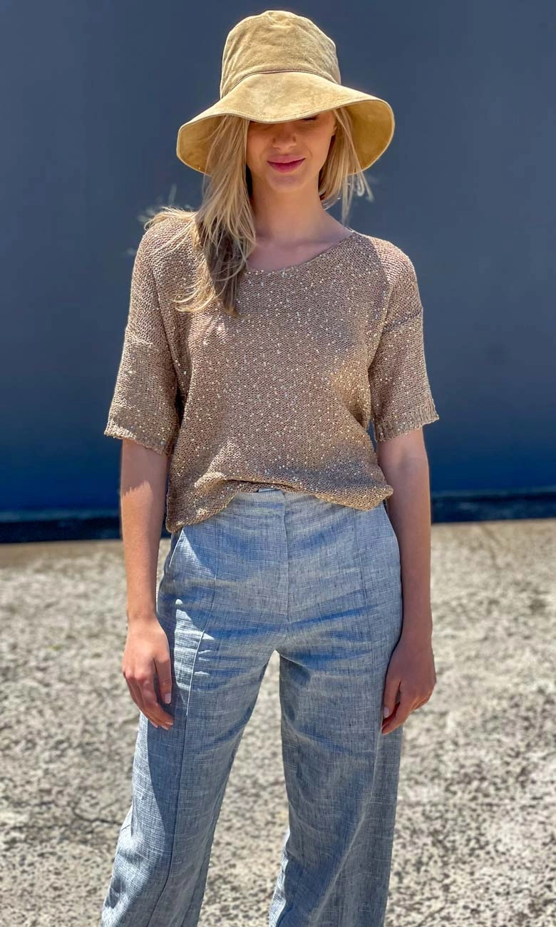 Hoss Suede Sun Hat