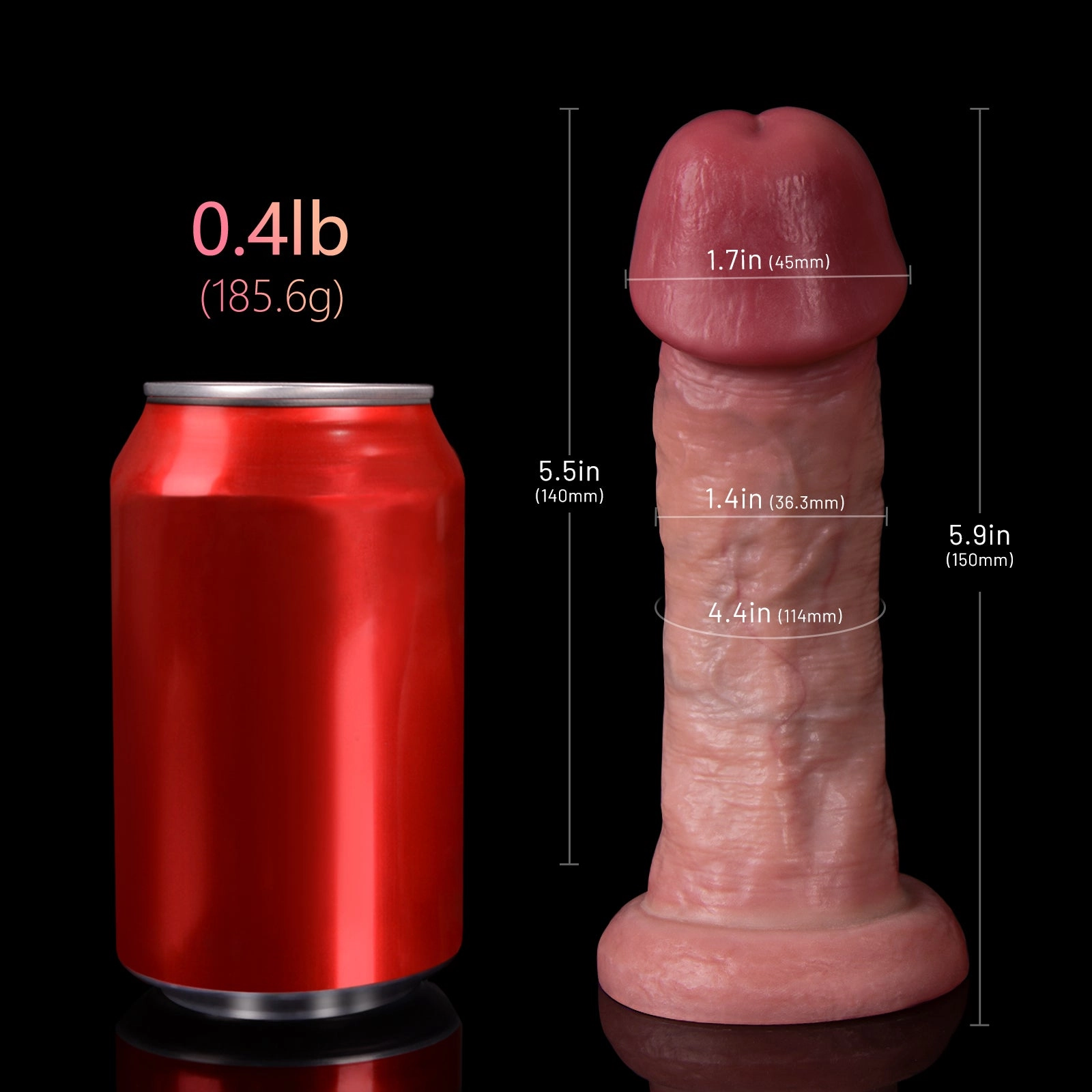 Kabutitee Double Layer Silicone Beginner Dildo