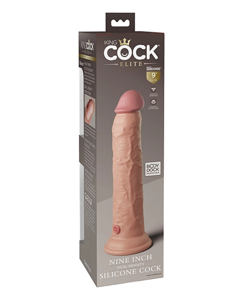 King Cock Elite 10 Inch Dual Density Silicone Dildo