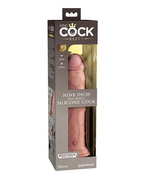 King Cock Elite 10 Inch Dual Density Silicone Dildo