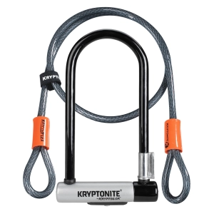 Kryptonite KryptoLok Standard U-Lock with 4' Flex Cable