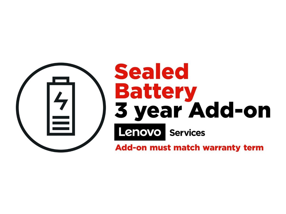 Lenovo Sealed Battery Add On - Battery replacement - 3 years - for ThinkPad P1; P1 (2nd Gen); P1 Gen 4; P16 Gen 1; P17 Gen 1; 5WS0V07085