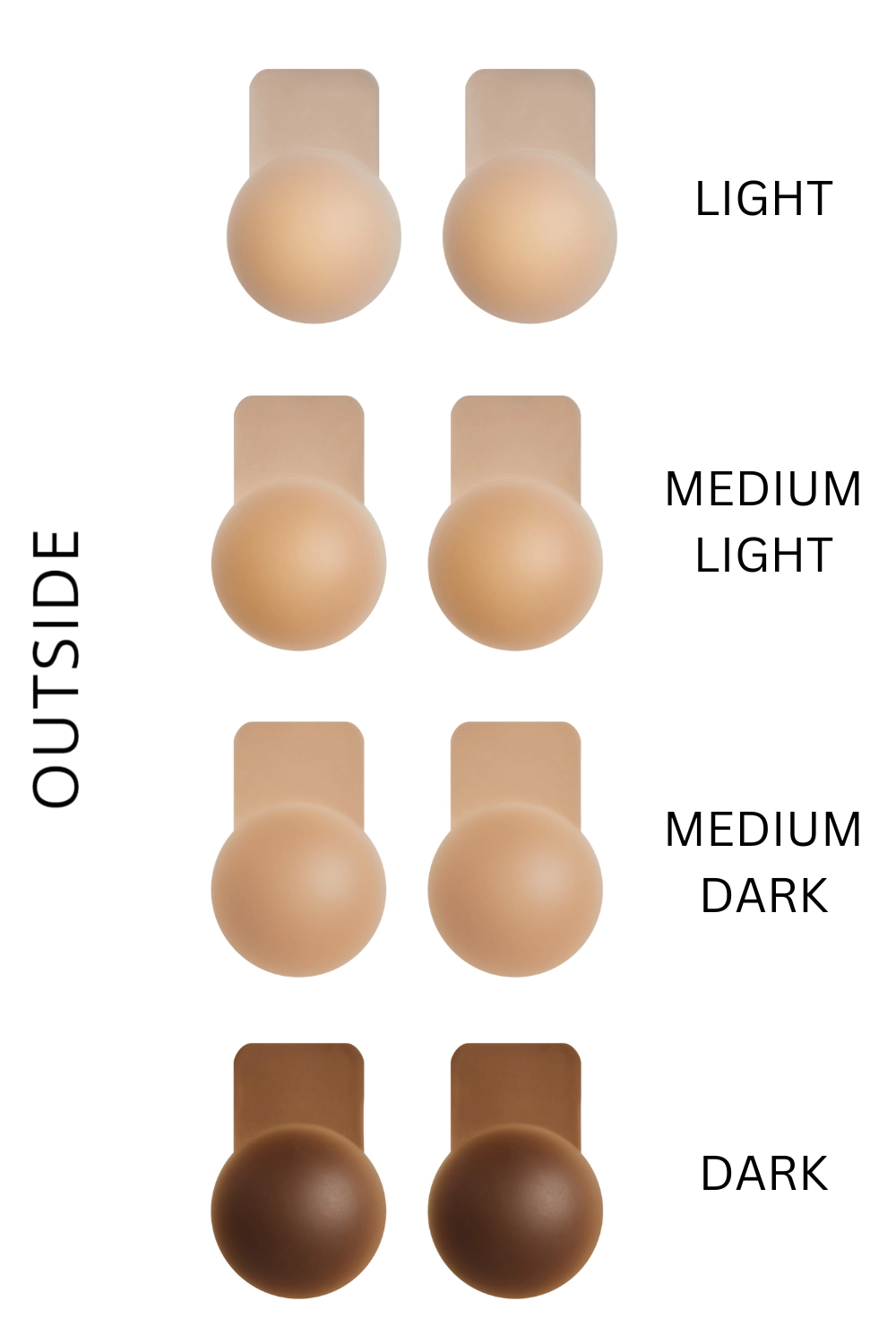 Lift Up Silicone Pasties