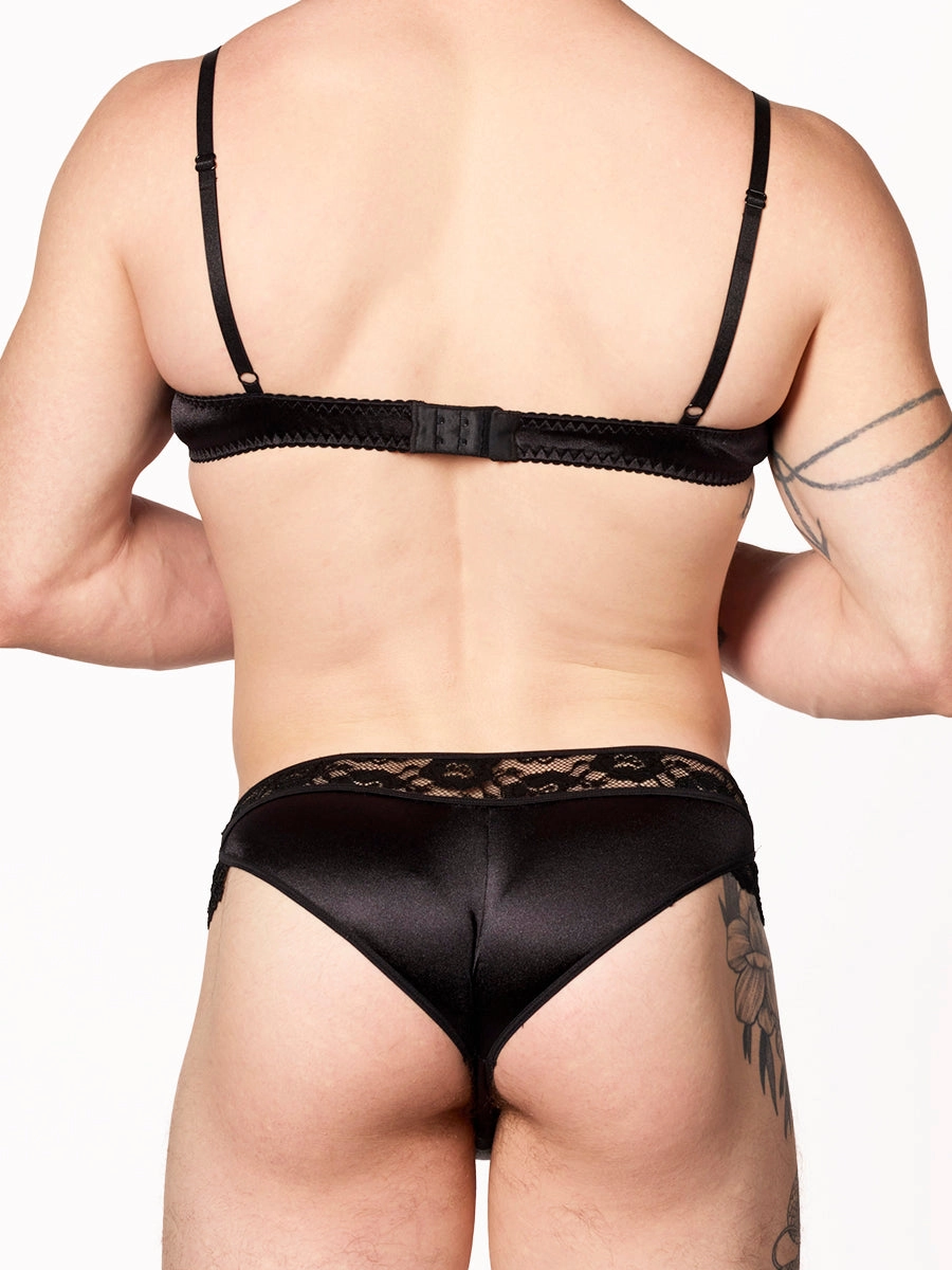 Luxe Satin Bra for Men