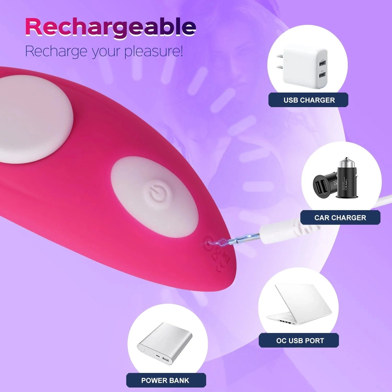 Lynn - Remote Control Magnetic Vibrating Panties