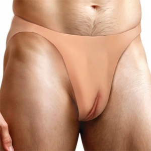 Master Series Pussy Strap Silicone Vagina Jockstrap