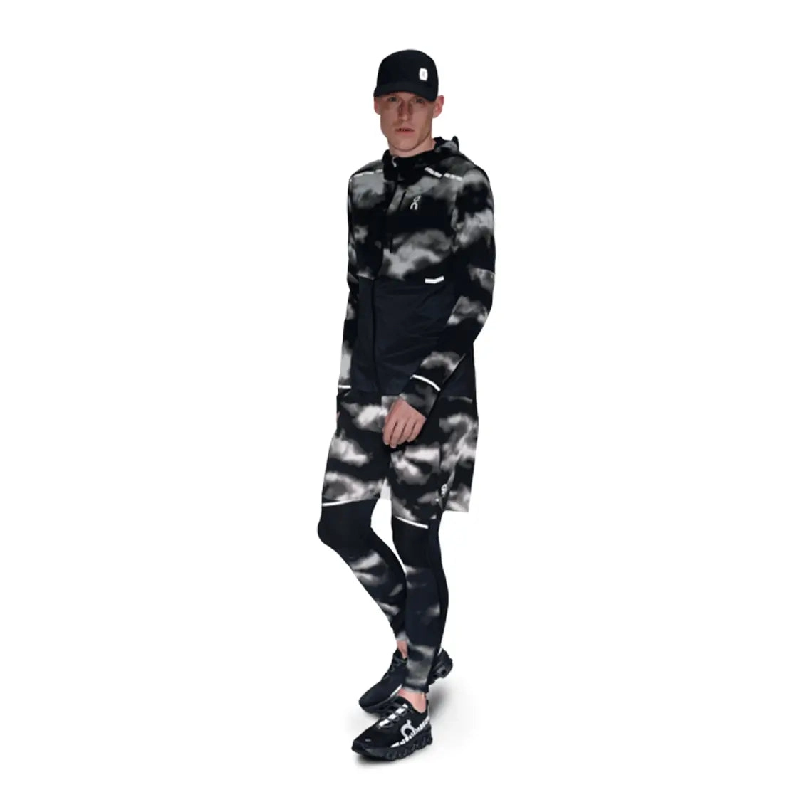 Mens On Running Weather Jacket Lumos - Black