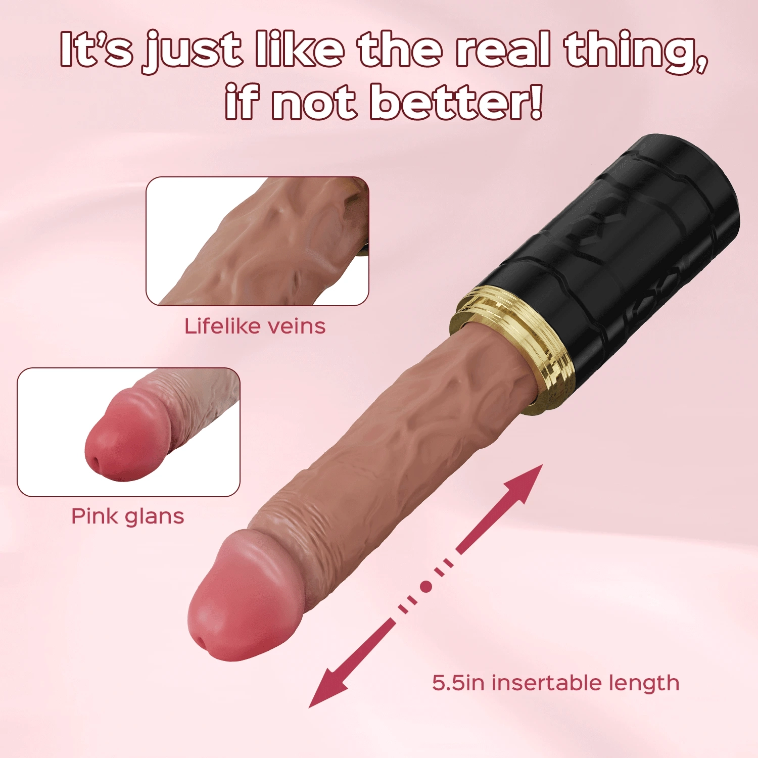 Mikey - Remote Control Thrusting Realistic Dildo Vibrator with Suction Cup