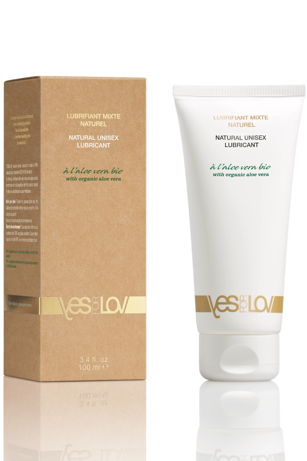 Natural Lubricant with Organic Aloe Vera 100ml