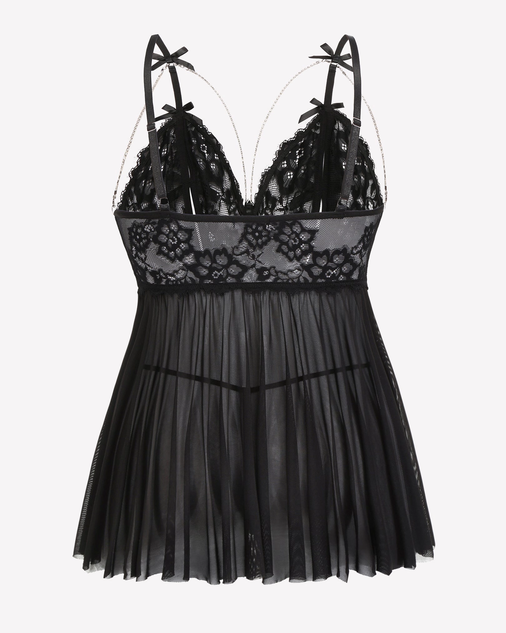 Plus Size Lace Babydoll Nighty