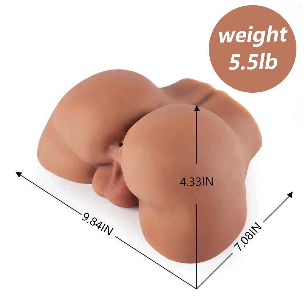 QUTOYS Tight Anus Realistic Masturbator 5.5LB Brown