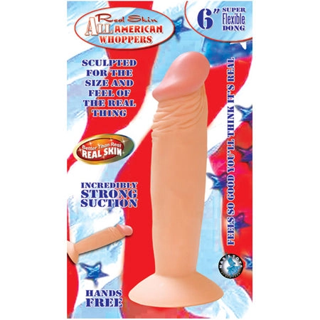 Real Skin All American Whoppers 6'' Dong